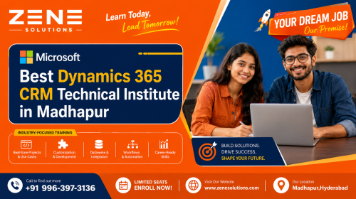 Best Dynamics 365 CRM Technical Institute in Madhapur